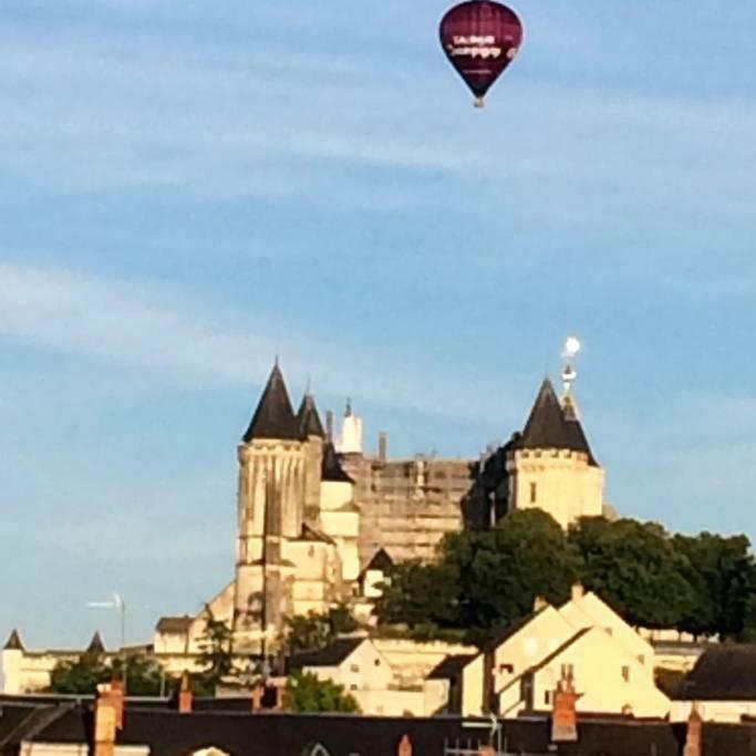 Cosy Flat 2 Eme Etage Vue Chateau Loire A Velo Saumur Eksteriør billede